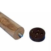 میز چوب و رزینی گل جاودان